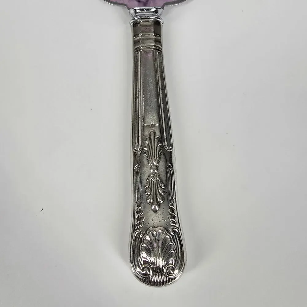 VINTAGE SHEFFIELD ENGLAND CAKE & PIE SERVER – ORNATE HANDLE – STAINLESS STEEL